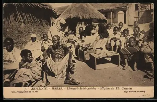 AK Harar, Leproserie Saint-Antoine, Missions de PP. Capucins, Lepra
