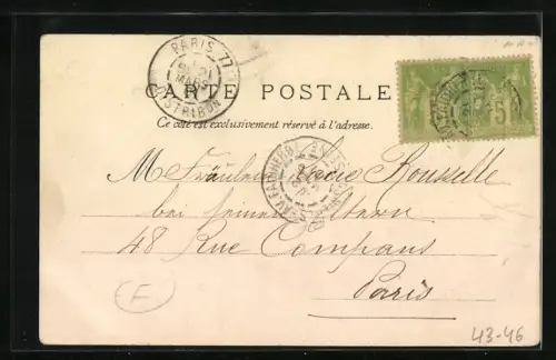 AK Paris, Verkäuferin von Körben