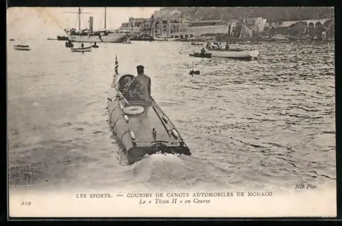 AK Rennboot Titan II, Wassersport