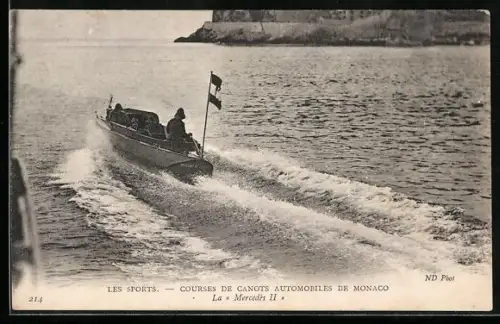 AK Rennboot Mercedes II, Wassersport