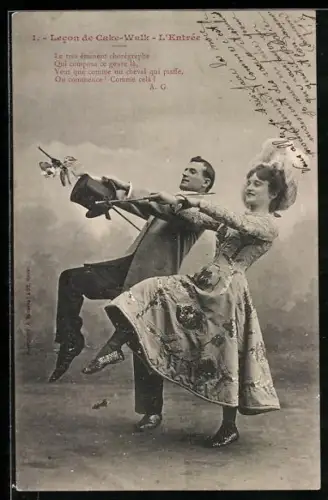 AK Lecon de Cake-Walk, L`Entrée