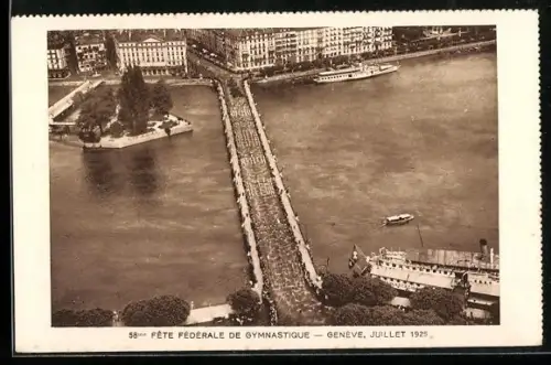 AK Genève, Fête Fédérale de Gymnastique 1925, Turnfest