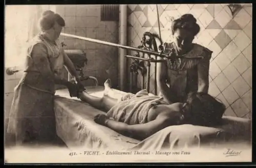 AK Vichy, Etablissement Thermal, Massage sous l`eau