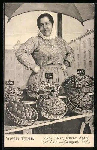 AK Wien, Gnä` Herr, schene Äpfel hät` i` do, Gengans` her!