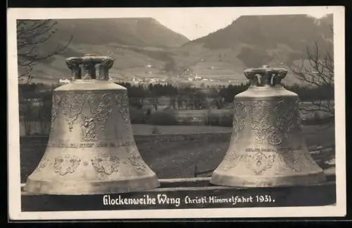 AK Weng, Glockenweihe Christi Himmelfahrt 1931