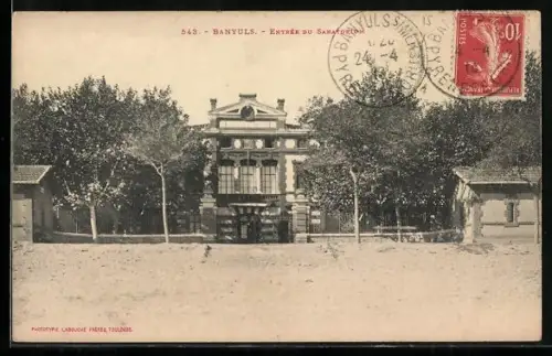 AK Banyuls, Entrée du Sanatorium