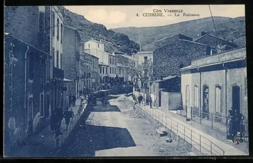 AK Cerbère, Le Ruisseau sur la Côte Vermeille