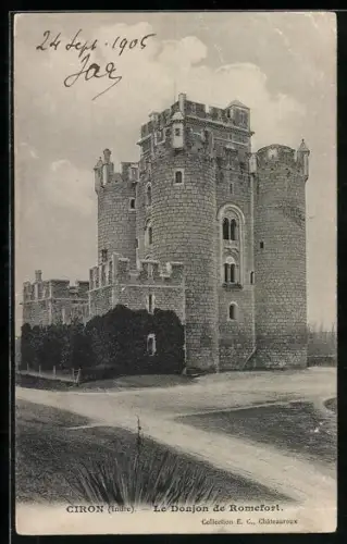 AK Ciron /Indre, Le Donjon de Romefort