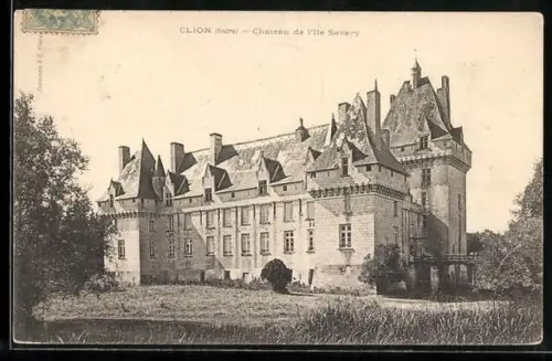 AK Clion /Indre, Château de l`Ile Savary