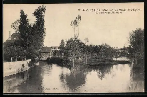 AK Buzancais /Indre, Les Bords de l`Indre, L`ancienne Filature