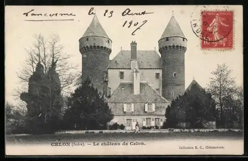 AK Celon /Indre, Le château de Celon