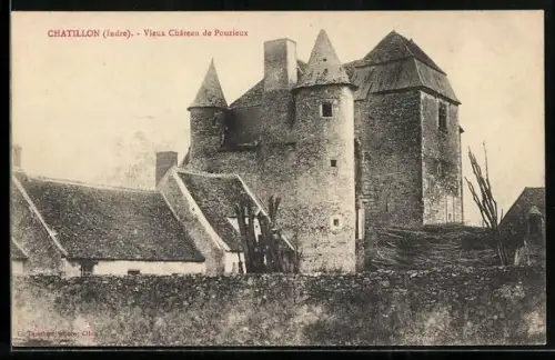 AK Châtillon /Indre, Vieux Château de Pouzieux
