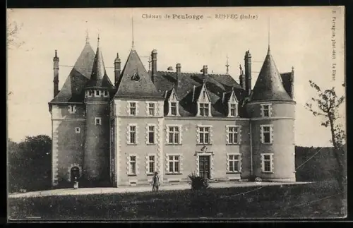 AK Ruffec /Indre, Château de Peulorge