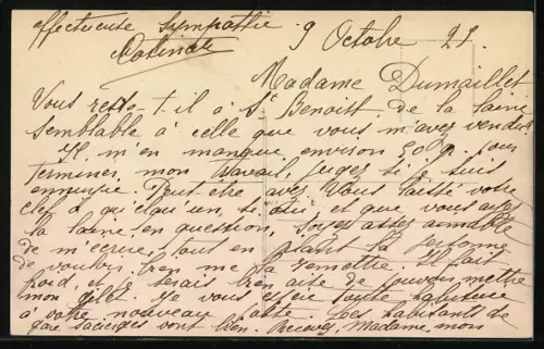 AK Saint-Benoît-du-Sault /Indre, École Primaire Supérieure de Garcons, facade Sud-Ouest