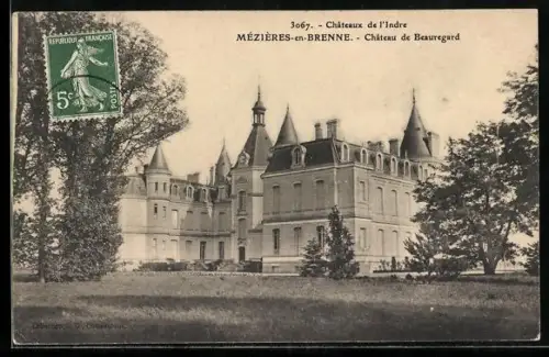 AK Mézières-en-Brenne, Château de Beauregard