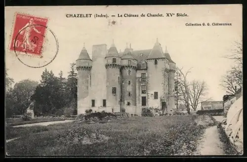 AK Chazelet /Indre, Le Château de Chazelet, XVe Siècle