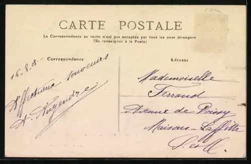 AK Le Blanc, Le Viaduc et la rivière paisible