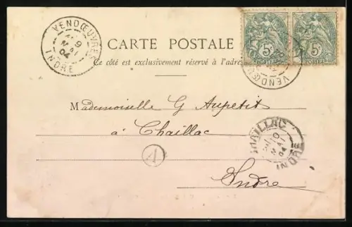 AK Vendoeuvres /Indre, Château de Verneuil