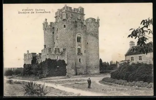 AK Ciron /Indre, Donjon de Romefort