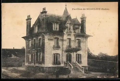 AK Beaulieu /Indre, Pavillon de Beaulieu
