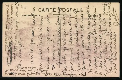 AK Issoudun, L`Église St-Cyr et la place animée adjacente