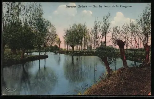 AK Issoudun /Indre, Sur les bords de la Gargonne