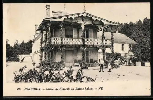 AK Issoudun, Chalet de Frapesle où Balzac habita