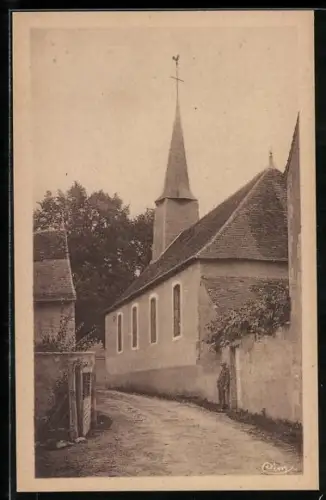 AK Meunet-Planches /Indre, L`Église
