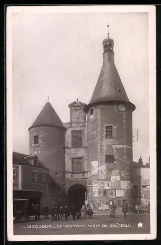 AK Issoudun, Le Beffroi, Porte du Château