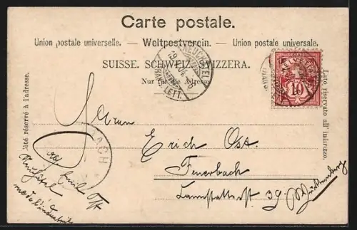 AK Neuchatel, Monument de la Republique