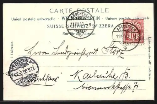 AK Göscheneralp, Hotel Dammagletsch und Kehlegletscher