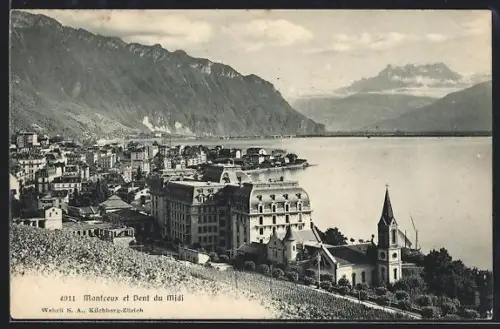 AK Montreux, Panorama et Dent du Midi