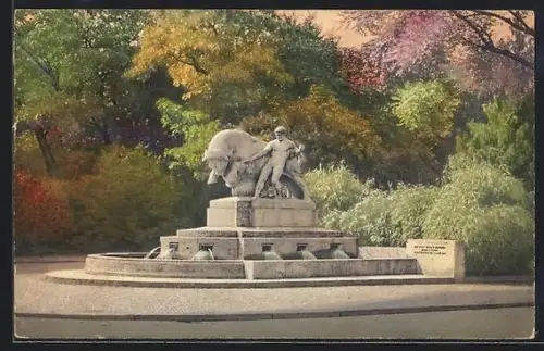 AK Zürich, Geiserbrunnen