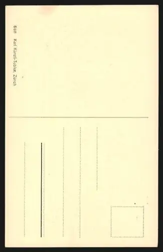 AK Gampel, Ortsansicht gegen Niedergestelen und Raron