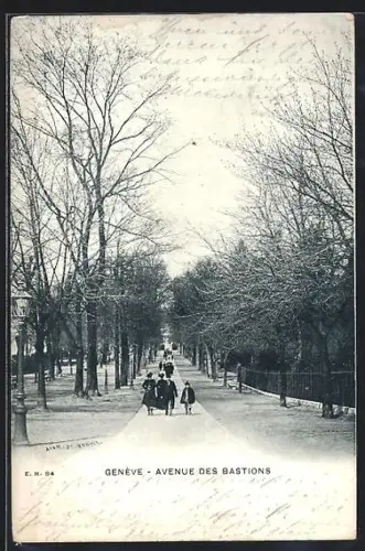 AK Genève, Avenue des Bastions