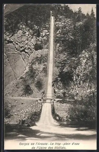 AK Gorges de l`Areuse, Le trop-plein d`eau de l`Ulise des Molliats