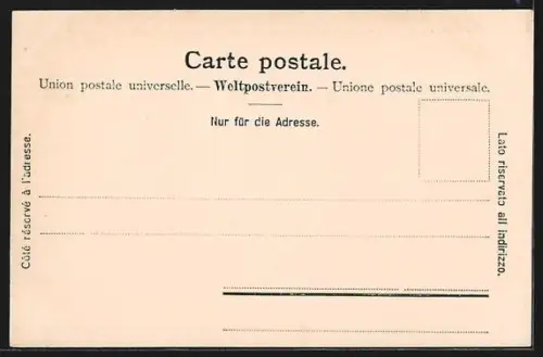 AK Brunnen, Strassenpartie mit Hotel