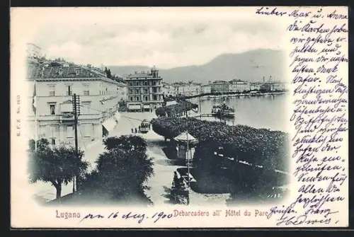 AK Lugano, Debarcadero all` Hôtel du Parc