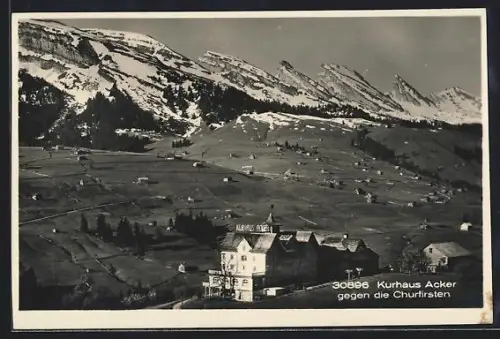 AK Wildhaus /SG, Kurhaus Acker gegen die Churfirsten