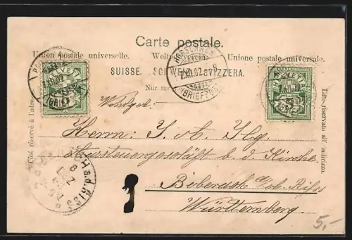 AK Rorschach, Promenade mit Bootsanleger