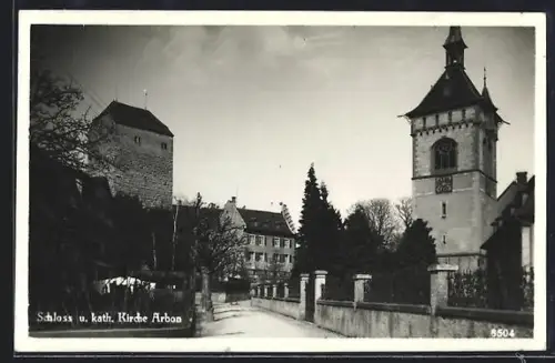 AK Arbon, Schloss und katholische Kirche