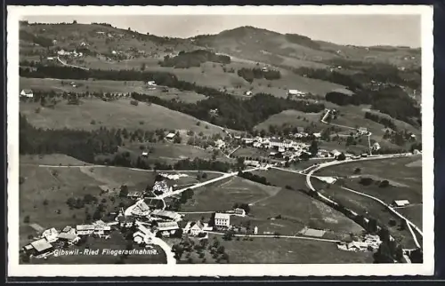 AK Gibswil-Ried, Fliegeraufnahme, Totalansicht