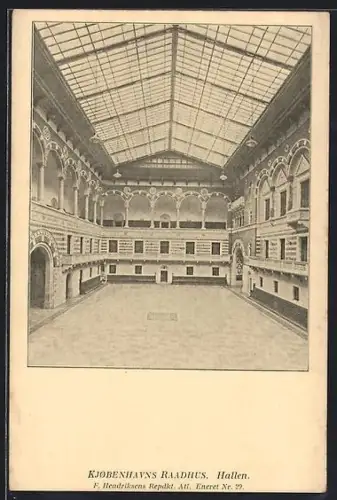 AK København, Raadhus, Hallen
