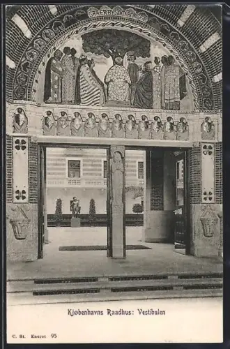 AK Kjøbenhavn, Raadhus, Vestibulen