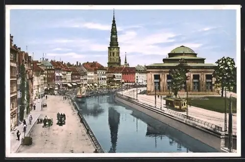 AK Kobenhavn, Nicolai Taarn, Strassenbahn