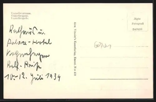 AK Kobenhavn, Vesterbrogade, Strassenbahn