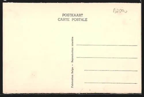 AK Anvers, Rue Leys, Strassenbahn