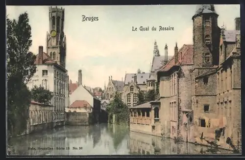 AK Bruges, Le Quai du Rosaire