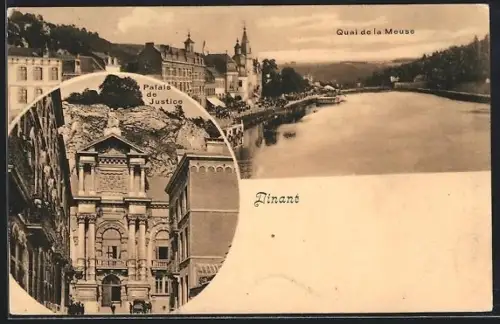 AK Dinant, Quai de la Meuse