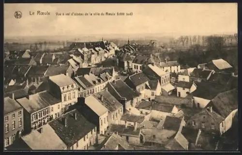 AK Le Roeulx, Vue à vol d`oiseau de la ville